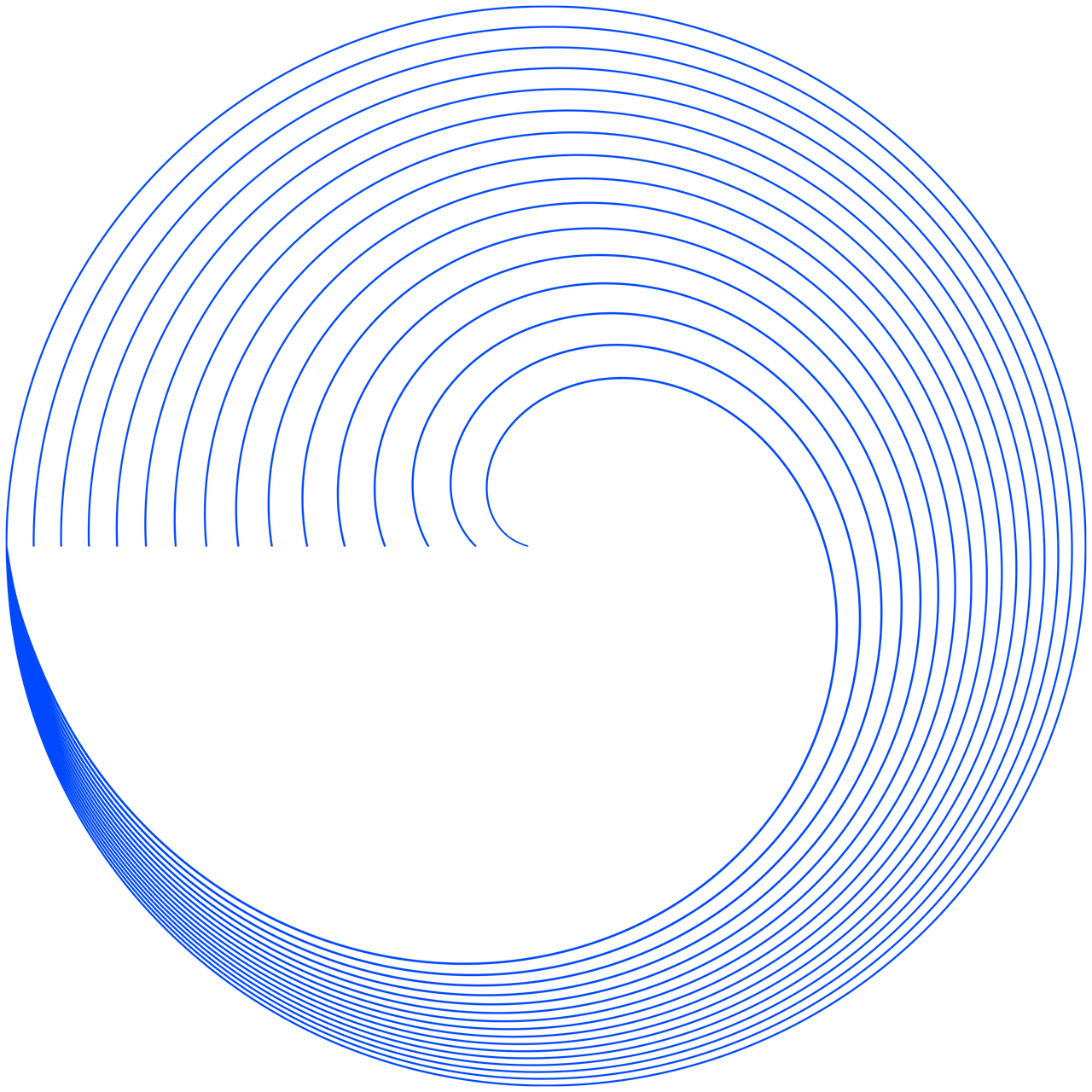 akouOeido, pictogramme "voir" sous forme de spirale qui évoque un oeil